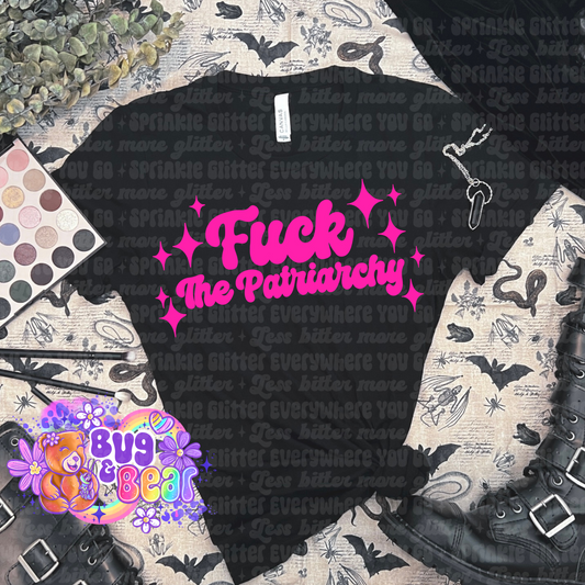 F the patriarchy tee (pink)